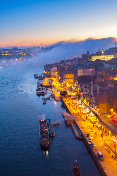 embankment in  old town of Porto, Portugal Stock photo © neirfy