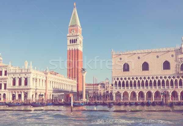 San Marco square waterfront, Venice Stock photo © neirfy