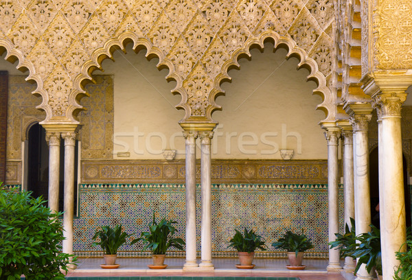 Real Alcazar (royal palace), Sevilla, Spain Stock photo © neirfy