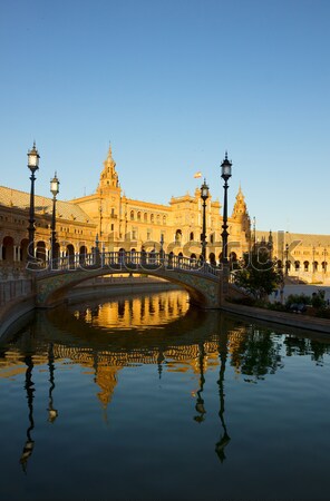 Plaza de España in  Seville Stock photo © neirfy