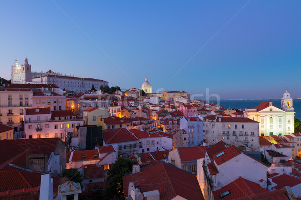 view of Alfama, Lisbon, Portugal Stock photo © neirfy