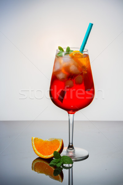 Stock photo: Glass of spritz