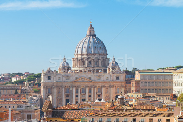 Kathedraal Rome Italië weg gebouw straat Stockfoto © neirfy