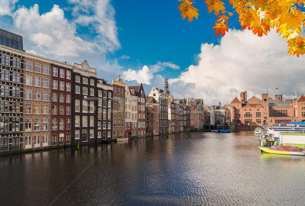 Maisons Pays-Bas typique vieux canal [[stock_photo]] © neirfy