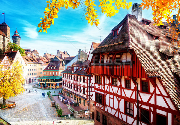 Old town of Nuremberg, Germany Stock photo © neirfy