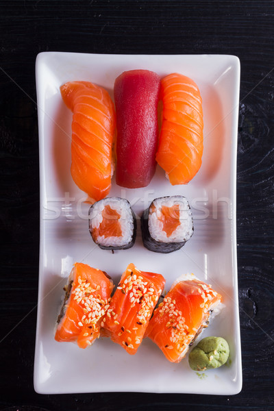 Japanese sushi dish Stock photo © neirfy
