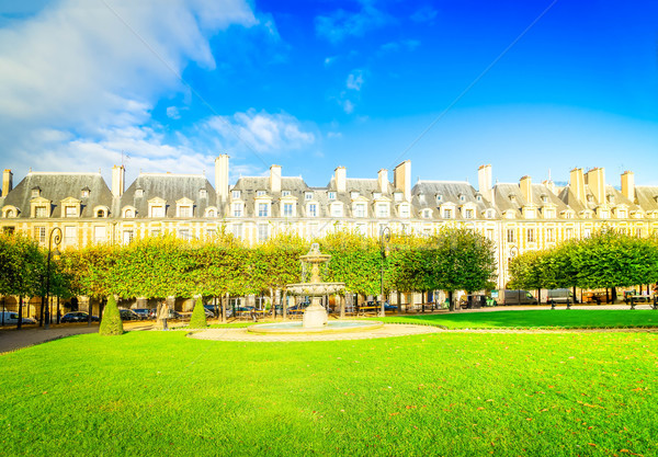 Place de Vosges, Paris Stock photo © neirfy