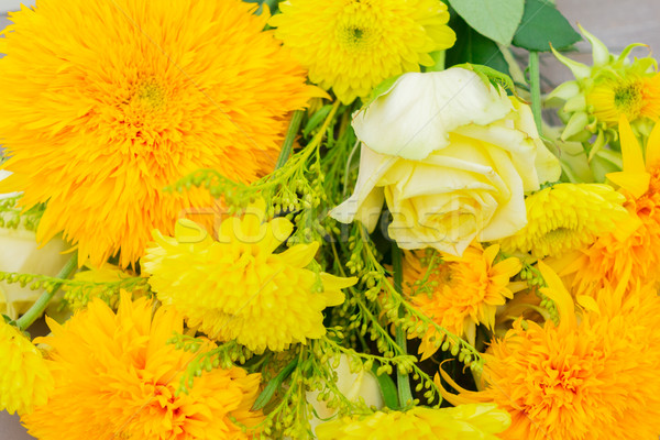 Stock photo: Yellow fall bouquet