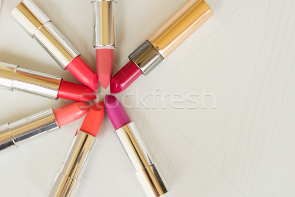 Collection of lipsticks Stock photo © neirfy