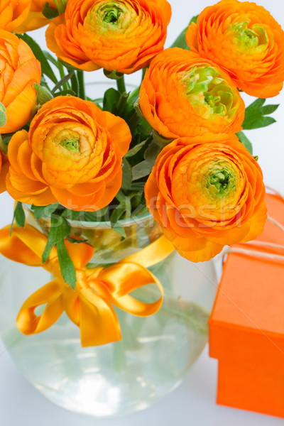 bouquet of ranunculus flowers close up Stock photo © neirfy