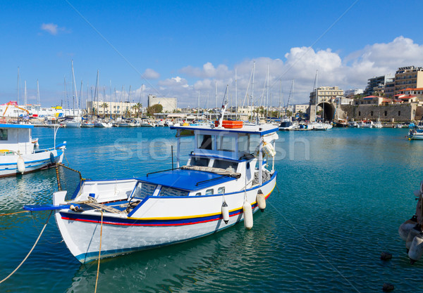 old port of Heraklion, Crete, Greece Stock photo © neirfy