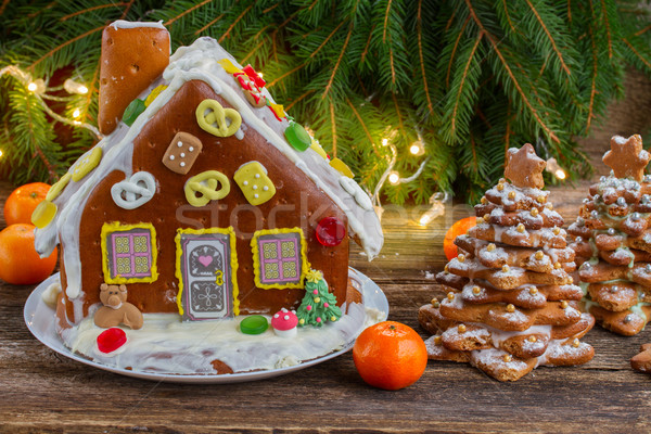 gingerbread house Stock photo © neirfy