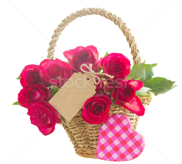 pile of pink roses Stock photo © neirfy