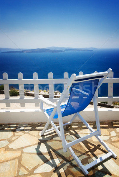 caldera of Santorini, Greece Stock photo © neirfy