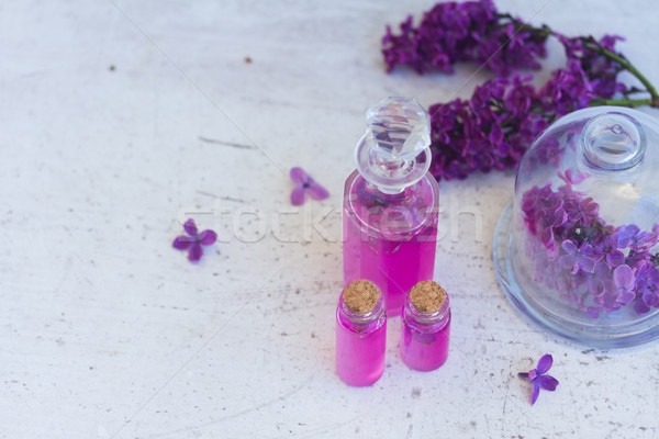 Lilac essence vials Stock photo © neirfy
