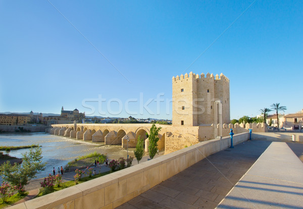 embankment of Guadalquivir river, Cordoba, Spain Stock photo © neirfy