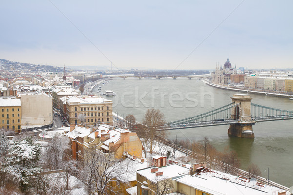 skyline  of  Budapest, Hungary Stock photo © neirfy