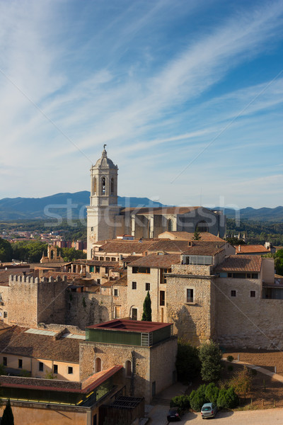 old town of Girona, Spain Stock photo © neirfy