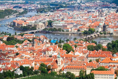 Praga acima ver verão dia República Checa Foto stock © neirfy