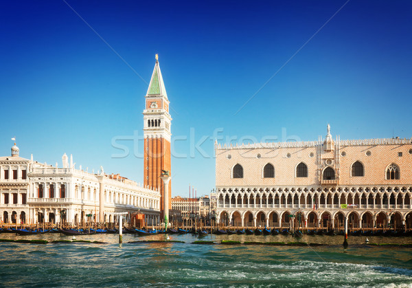 San Marco square waterfront, Venice Stock photo © neirfy
