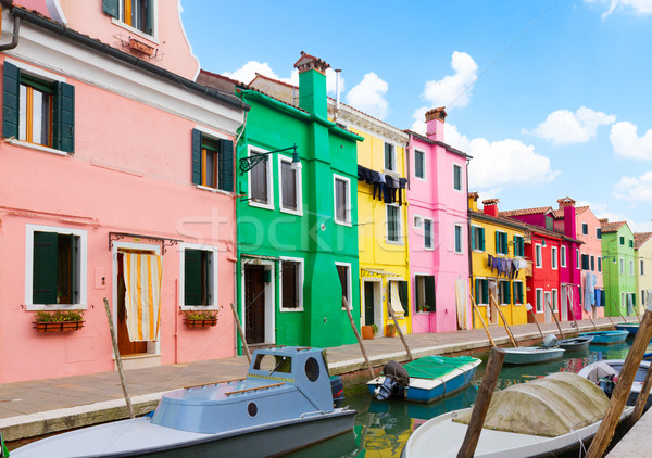 Foto stock: Ilha · Veneza · Itália · ver · canal