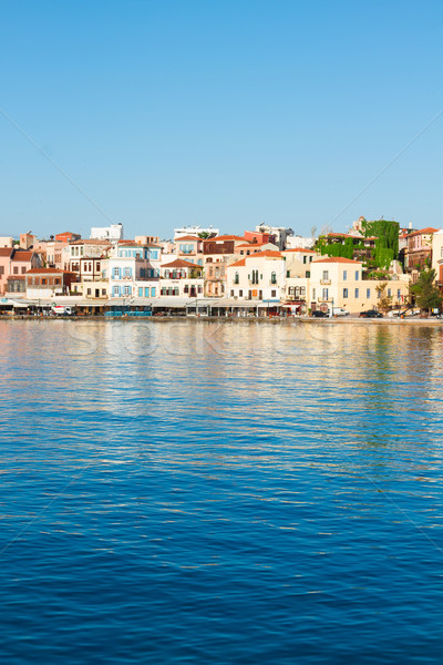 clear water of Chania habour, Crete, Greece Stock photo © neirfy