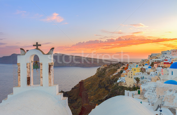 Oia, traditional greek village Stock photo © neirfy