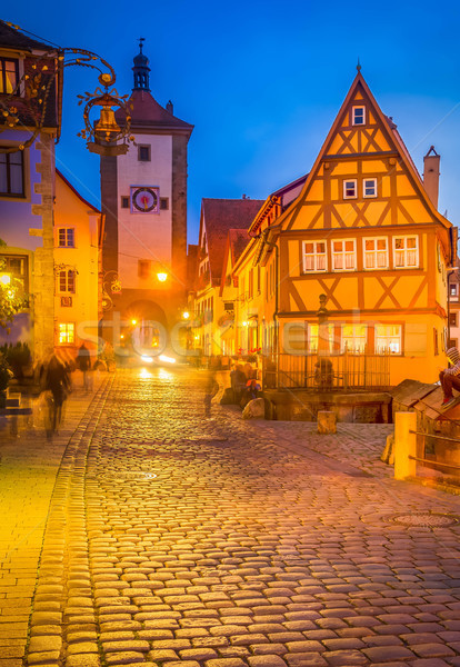 Rothenburg ob der Tauber, Germany Stock photo © neirfy