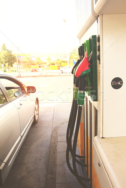 Stock photo: petrol station