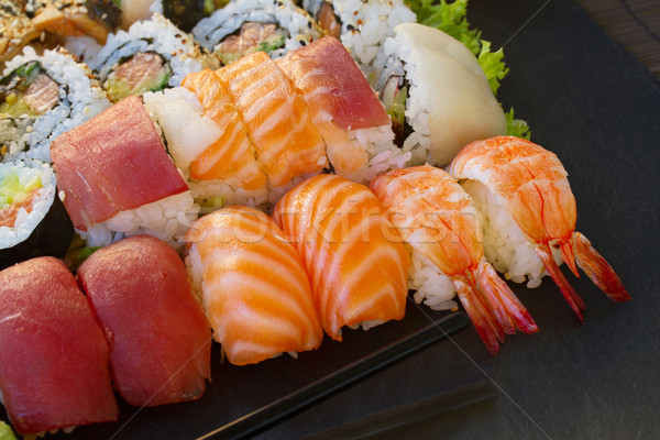 Déjeuner sushis plat alimentaire [[stock_photo]] © neirfy