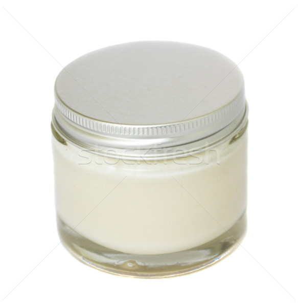 Jar crème isolé blanche corps beauté Photo stock © neirfy