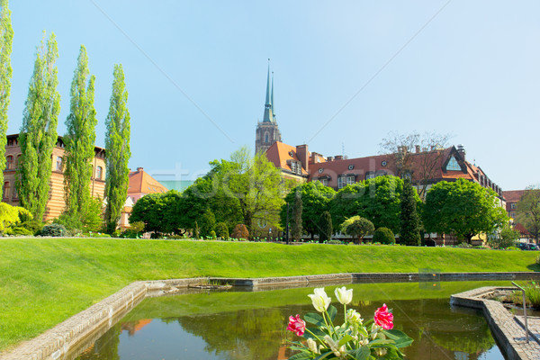 The Church of the Holy Cross , Wroclaw, Poland Stock photo © neirfy