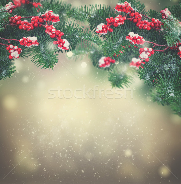 red and white christmas Stock photo © neirfy