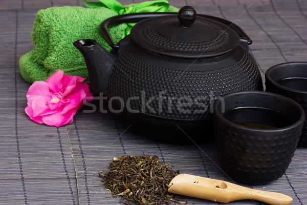 asian tea set Stock photo © neirfy