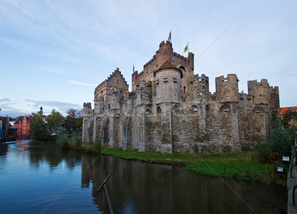 Gravensteen castle, Ghent Stock photo © neirfy