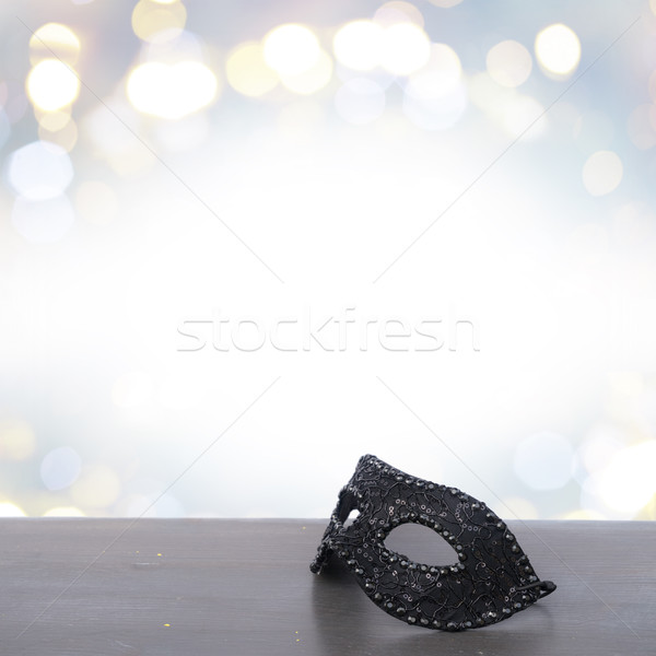 Mask with masquerade decorations Stock photo © neirfy