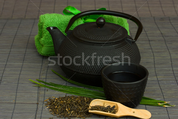 asian tea set Stock photo © neirfy