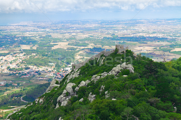 Moorish castle, Sintra, Portugal Stock photo © neirfy