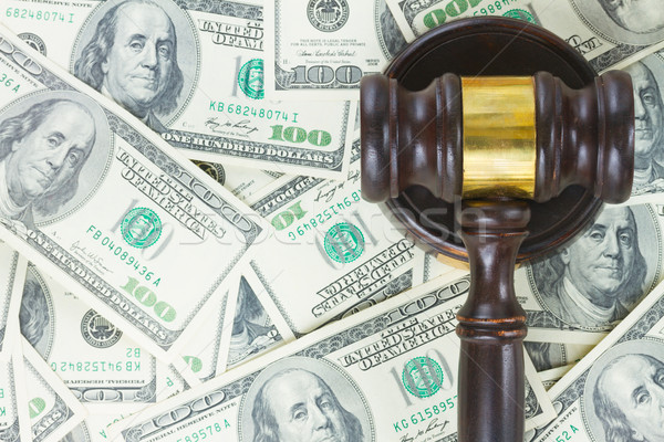 Law Gavel and Euro Money Stock photo © neirfy