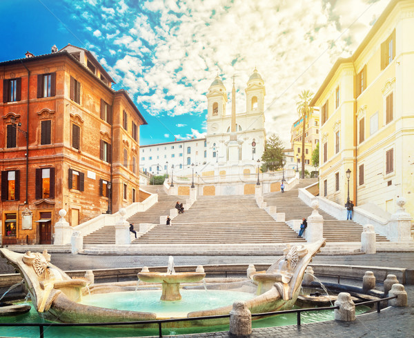 Spanish Steps, Rome, Italy Stock photo © neirfy