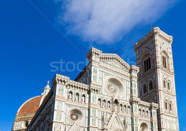 Catedrală Florenţa Italia fatada biserică Imagine de stoc © neirfy