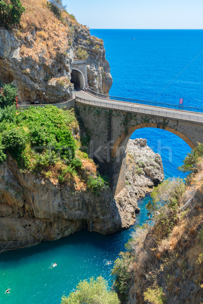 Route côte Italie célèbre pittoresque mer [[stock_photo]] © neirfy