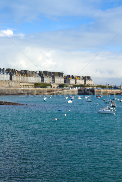 old town of  St Malo, Brittany, France Stock photo © neirfy