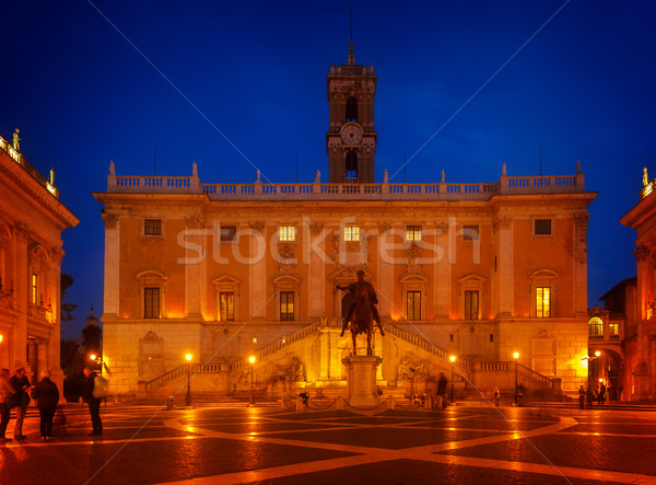 Campidoglio square in Rome, Italy Stock photo © neirfy