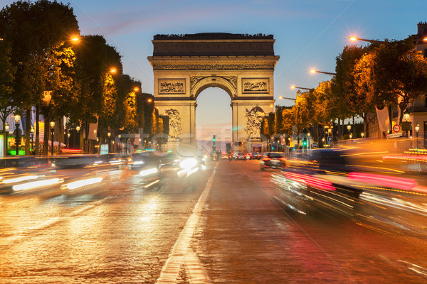 Stock photo: Arc de triomphe, Paris, France