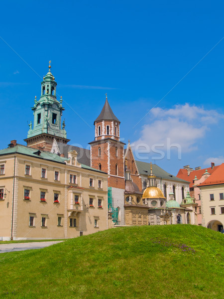 roal castle at Wawel hill, Krakow, Poland Stock photo © neirfy