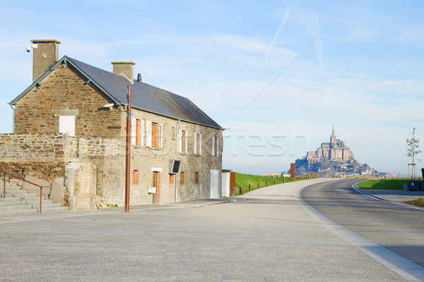 road to Mont Saint Michel Stock photo © neirfy