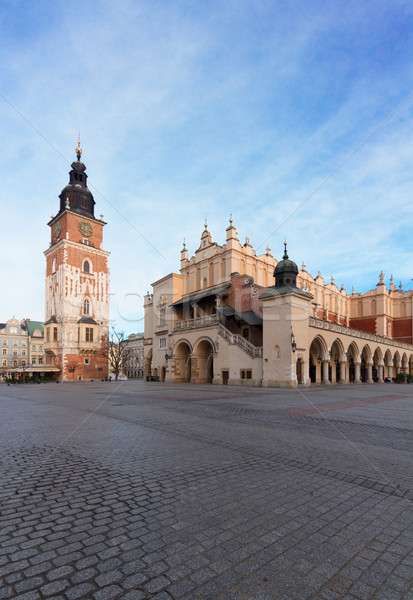 Market square in Krakow, Poland Stock photo © neirfy