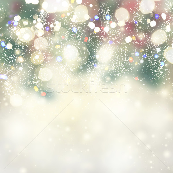 chrismas background with sparkles Stock photo © neirfy