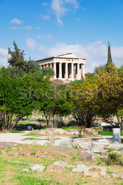 Agora of Athens, Greece Stock photo © neirfy